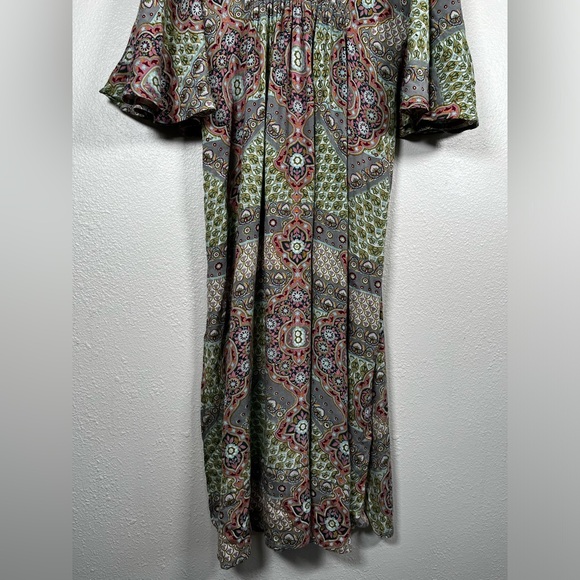 World Market boho v-neck maxi dress size S/M new with tags - Picture 7 of 9